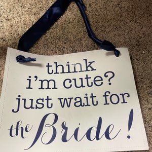 Etsy Bride Sign